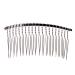 XISAOK Bridal Wedding Veil Combs DIY Metal Wire Hair Clip Combs with 20 Teeth Bridal Hair Accessories 8cmx3.8cm