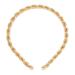 HZEYN Chain Headband for Women Gold Metal Twisted Hair Chains Statement Hairband Hair Accessories (Gold)