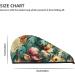 Artistic Abstract Flower Microfiber Hair Towel - Super Absorbent Quick Dry Wrap for Long Curly Thick Hair | Soft Coral Velvet for Women - Buy Online on GoSupps.com