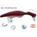 YOLIGAN Premium 2-Part Toothbrush - Hard Prosthesis & Portable Double-Side Cleaning Brush with Multi-Layered Bristles for Optimal Oral Care - Buy Online on GoSupps.com