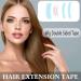 LOLPALONE 36Pc/Bag Super Strong Duo-Tac Wig Double Tape Slitting Line Sided Adhesive Extension Hair Strips for Toupees/Lace Wig Easy Install - Buy Online on GoSupps.com