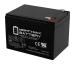 Mighty Max Battery ML12-12 - 12V 12AH F2 Replacement UPS Battery for APC Back-UPS BP650SC