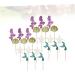 Gadpiparty 24pcs Wedding Decoration Princess Decorations Shell Decor Birthday Cake Picks Cupcake Toppers Mermaid Birthday Party Sea-themed Themed Cake Topper Mermaid Cake Topper Plug-in Food As Shown M - Buy Online on GoSupps.com