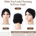 SATINIOR 4 Pack Soft Pre-Tied Knot Turbans for Women - Fashionable Pleated Turban Cap Beanie Headwrap Sleep Hat in Black, Khaki, Navy Blue, Gray - Buy Online on GoSupps.com