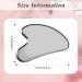 SUS304 Stainless Steel Gua Sha Facial Tool | Heart Shape Scraping Massage for Face Eye & Neck | Smooth SPA Therapy - Buy Online on GoSupps.com