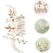 Didiseaon Bridal Headwear Flower Hair Comb Hair Side Comb for Women Comb Clips for Hair Decorative Hair Combs Side Comb for Hair Bride Headpiece Bridal Hair Accessory Bridal Hair Clips - Buy Online on GoSupps.com