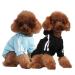 Fashion dog hoodie dog clothing streetwear pure cotton sweatshirt dog cat puppy small medium -sized fashion outfit (black/light blue XL) black/light blue XL