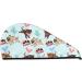 Cute Pug Dogs Microfiber Hair Towel - Super Absorbent Stretchy Wrap for Women | Quick Dry Coral Velvet Cap for Long Curly & Thick Hair - Buy Online on GoSupps.com