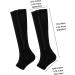 Buy Compression Socks for Women & Men - Knee High Zippered 2 Pairs for Varicose Veins & Muscle Fatigue Support - Buy Online on GoSupps.com