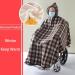 Wheelchair Zip Blanket Fleece Hood Wheelchair Water Proof Cloak Keep Warm Shawl Double Layer Thick Cloth Shawl Thermal Blanket Winter Wheelchair Cover Clothing for Disabl - Buy Online on GoSupps.com