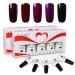 Vishine Soak Off UV LED Gel Nail Polish Multicolor Varnish Gift Set Of 5pcs X 10ml for Nail Art TX012