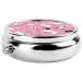French Bulldog & Flower Round Pill Box 3 Compartment Mini Portable Travel Medicine Organizer - Buy Online on GoSupps.com