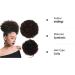 Short Kinky Curly Synthetic Afro Puff Ponytail Extension 4# (90g) - Large Updo Hair Bun Chignon Clip-In Wig - Buy Online on GoSupps.com