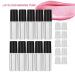 10Pcs 1.5ML Mini Clear Lip Gloss Tubes - Empty Lip Balm Containers with Black Lid for Lipstick Samples & Essential Oils | International Shipping - Buy Online on GoSupps.com