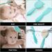 TOYANDONA 1 Set Baby Hair Brush and Comb Set for Newborns and Toddlers Baby Massage and Scalp Brush Ideal for Baby Cradle Cap Baby Shower Registry Gift Blue - Buy Online on GoSupps.com