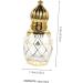 Exquisite Middle Eastern Perfume Bottle | Glass Desktop Ornament & Essential Oil Holder - Buy Online on GoSupps.com