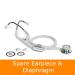 Buy Professional Acoustic Stethoscope for Doctors & Nurses - Royal Rainbow Finish Flexible Tube Soft Ear Knobs - Stainless Steel - Buy Online on GoSupps.com