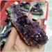 Crystal Rough Stone Crafts Natural Amethyst Geode Quartz Cluster Crystal Specimen - Buy Online on GoSupps.com