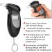 Terisass Breathalyzer Keychain LCD Screen Breath Alcohol Tester Professional-Grade Accuracy Digital Alcohol Detector Portable Breath Checker Analyzer No Backlight with 5 Mouthpieces - Buy Online on GoSupps.com