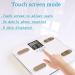 Rykyart Touch Screen Body Fat Scale | Bluetooth BMI Weight Scales with 18 Body Data | Digital Bathroom Scale Sync with Fitness App - Buy Online on GoSupps.com