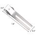Hedume 300 Pack Double Prong Hair Clips - 1.8'' Metal Clips for Hairdressing, Curl Setting, Salon, Barber, DIY Styling - Buy Online on GoSupps.com