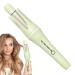 Muflydo Hair Curling Iron Automatic Detangling Curling Stick Wand Fast Heating - Ions Hair Iron Curler 3 Adjustable Temps Hair Crimper Waver Hair Tool for Most Hair Types 32MM Green