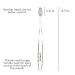 Nano-b Charcoal & Gold Toothbrush - Blue Handle | Shop Now - Buy Online on GoSupps.com
