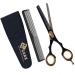 YSCARE Hairdressing Barber Hair Scissor for Professional Hairdressers Barbers Stainless Steel Hair Cutting Shears - for Salon Barbers Men Women Children and Adults 6.5 (Thinning 6.5")