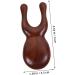 Buifulsic Hand & Facial Massager | Shiatsu Massage Roller & Travel Tool for Nose Scraping | Wooden Ridge Scratch Board - Buy Online on GoSupps.com
