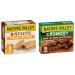 NATURE VALLEY Biscuits Peanut Butter 5 Count 190 Gram (packaging may vary) & Crunchy Granola Bar Oats and Dark Chocolate 210g