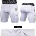 Men's 3 Pack Dry Fit Compression Shorts with Pocket - White - Small - Buy Online on GoSupps.com