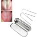 Stainless Steel Tongue Scraper Set - Safe & Effective Tongue Cleaner for Home Use | International Shipping - Buy Online on GoSupps.com