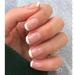 CRRLtry French Press on Nails Short Square Fake Nails White Acrylic Nails False Nails Press on Acrylic Nails for Women 24Pcs