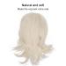 Natural Fluffy Heat Resistant Wig - Soft Comfortable & Elastic for Party Halloween & Cosplay - Buy Online on GoSupps.com
