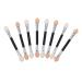 EXCEART Double Ended Makeup Brush 20 Pieces Eye Shadow Double Sided Sponge Eye Shadow Makeup Tools Eye Makeup