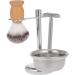 Benkeg Razor Stand Set | 2-in-1 Stainless Steel Shaving Holder for Razor Brush & Soap | Premium Men's Shaving Kit - Buy Online on GoSupps.com