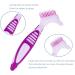 Hrasy Denture Bath Case Set - 2 Piece Soaking Container & Brushes for Effective Tooth Cleaning | International Shipping Available - Buy Online on GoSupps.com