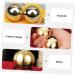 Healvian 6 StK Brass Massage Balls - Gymnastics & Exercise Relaxation | Optimal Health & Wellness - Buy Online on GoSupps.com