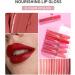 INTEROOKIE Matte Lip Gloss Matte Lip Gloss with Non-Stick Cap Non-Fade Lip Gloss Real Makeup. (10#) - Buy Online on GoSupps.com