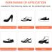 UamGlsob Shoe Filler Inserts - 3 Pairs Toe Cushion Insoles for Loose Shoes Half-Size Adjusters for Sneakers Heels Flats & Boots (Black) - Fit Any Shoe Perfectly - Buy Online on GoSupps.com