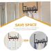 RORPOIR Coat Hangers Hat Hanger Over The Door Rack Nail- Coat Hook Hat Hook Door Hanging Back Door - Buy Online on GoSupps.com