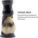 Premium Men's Shaving Brush - Soft Hair Razor Brush with Black Dripping Tape Holder for Facial Cleaning & Grooming - Buy Online on GoSupps.com
