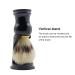 Premium Shaving Brush for Men | Soft Bristles & Black Drip Stand Holder | Ideal for Facial Cleansing - International Shipping Available - Buy Online on GoSupps.com