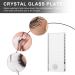 Lurrose 2PC Eyelash Crystal Palette - Professional Lash Extension Hand Plate & Holder | Premium Eyelash Tools - Buy Online on GoSupps.com
