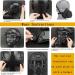 Oarea Tactical Half Face Gas Mask - Respiratory Protection with Exchange Filter for Military Airsoft & Paintball - MA-119-BK - Buy Online on GoSupps.com