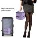 Famard Double-Layer Nail Polish Organizer & Dryer Case - Holds 42 Bottles & 1 LED Lamp - Portable & Adjustable Dividers - Purple - Buy Online on GoSupps.com