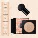 Wonderninelife Beauty Cream Whalegrass Air Cushion Cc Cream Mushroom Head Makeup Brush Mushroom Head Air Cushion Cc Cream Foundation Oil Control (2*Ivory) - Buy Online on GoSupps.com