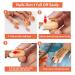 Adjustable Fake Model Hand for Acrylic Nail Practice - Nail Training Hand Kit with Nail File, Clipper, and 300pcs Tips - Ideal for Nails Art Beginners - Buy Online on GoSupps.com