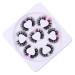 minkissy 7 Pairs Fake Eyelashes False Lashes Women Lashes with Color Curl Lash Clusters Fake Lashes Faux Eyelashes Colored Eyelashes Individual Lashes Chemical Fiber Extend Make up