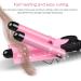 Professional 3 Barrel Curling Iron Hair Waver - 1 Inch Ceramic Curler with LCD Display (Pink) | Perfect for Gorgeous Waves | International Shipping Available - Buy Online on GoSupps.com